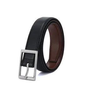 Center Bar Formal Vegan Belt - Dress Belt