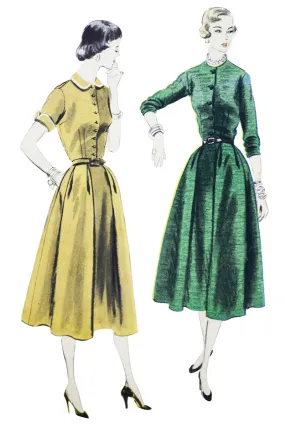 1953 Vintage Vogue 7887 Dress Sewing Pattern