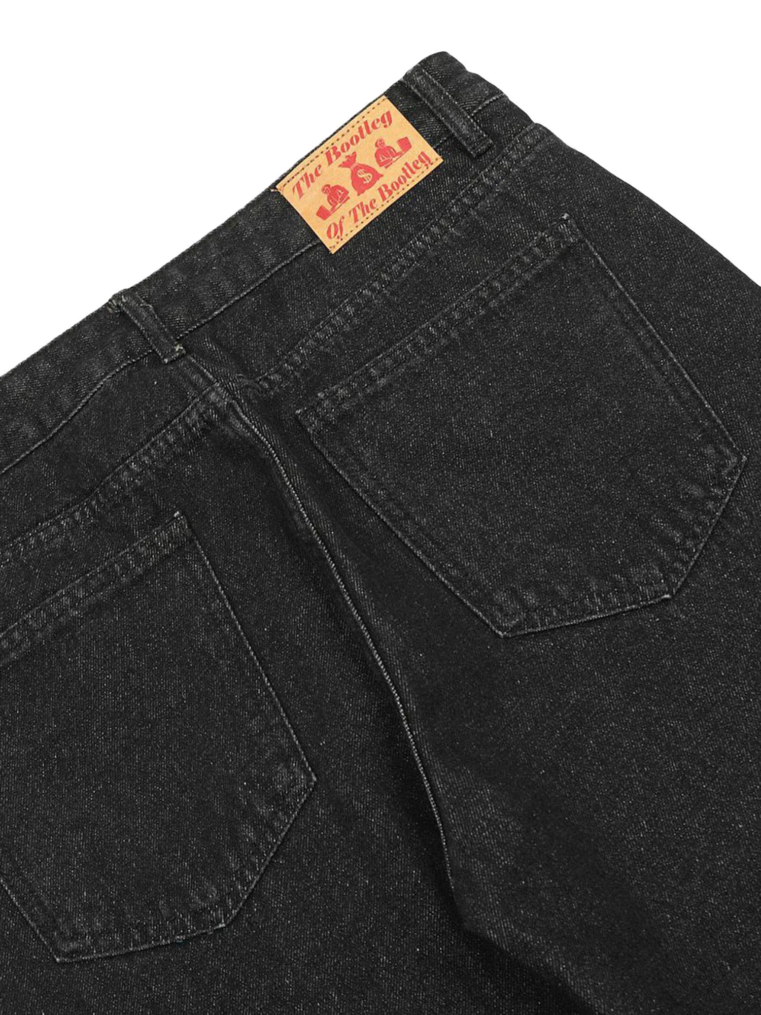 1984 Letter Embroidery Hip-Hop Washed Jeans