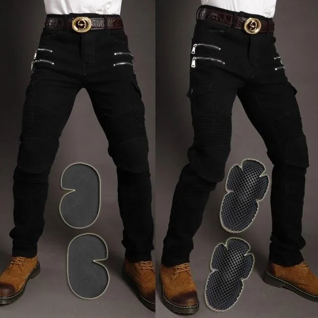 2021 New Design Motorcycle Pants Men Moto Jeans Protective Gear Riding Touring Motorbike Trousers 718 Motocross Pants with Prote