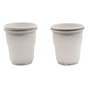 250ml Disposable Plastic Party Cups White 10pack