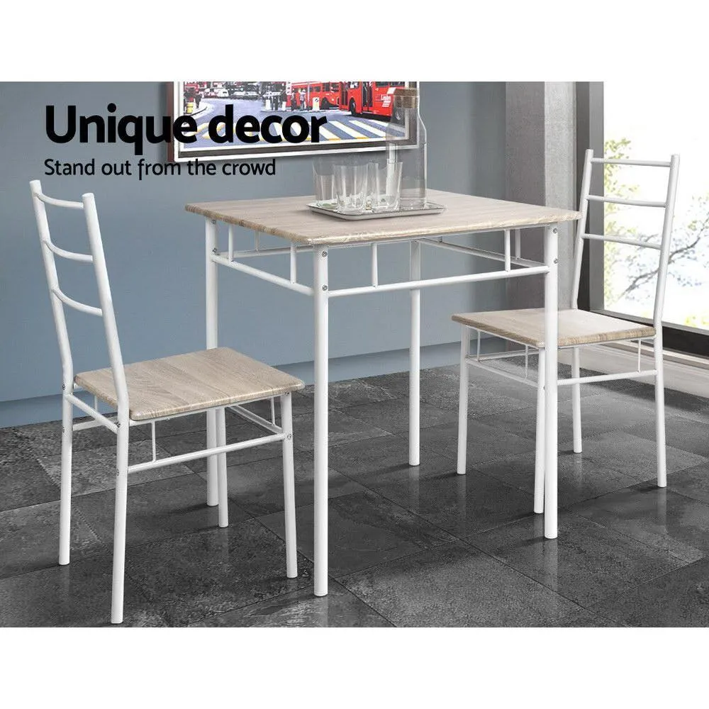 3 Piece Dining Set - Natural