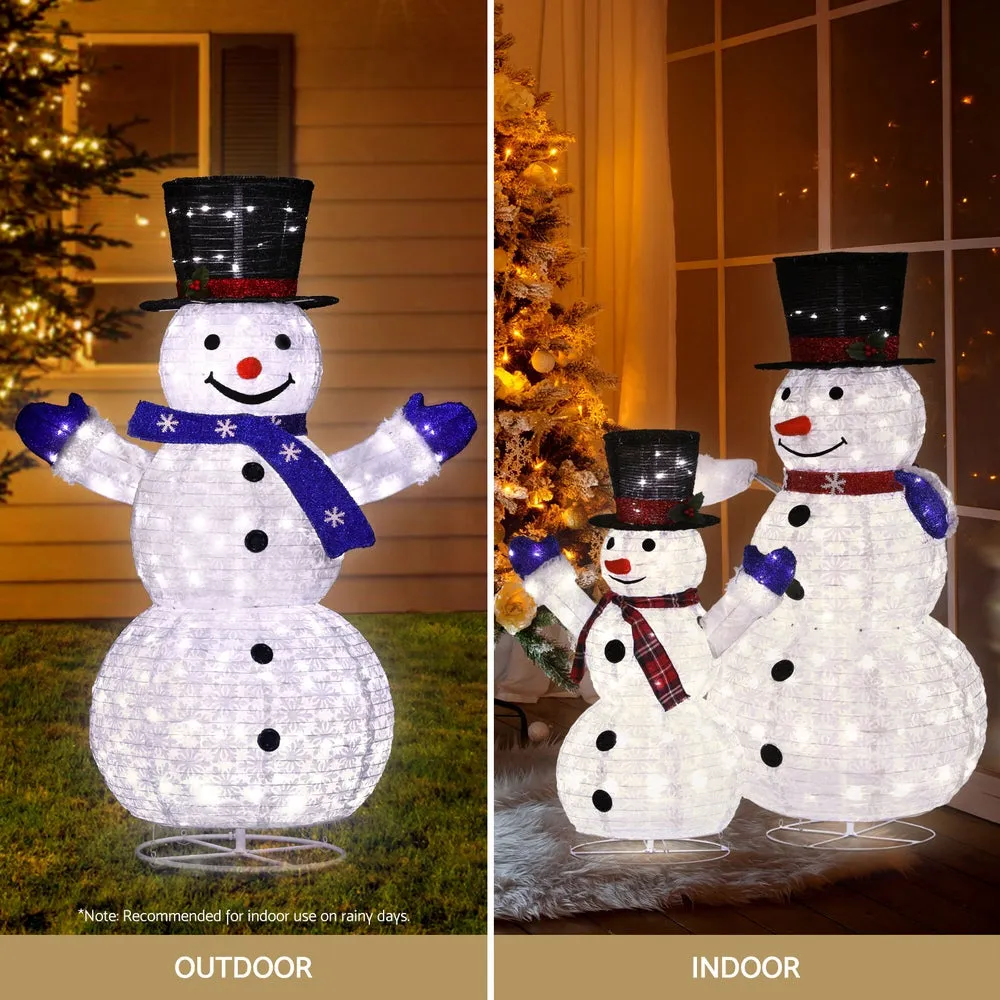 3-Pieces Christmas Lights 330 LED Fairy Light Snowman Decorations