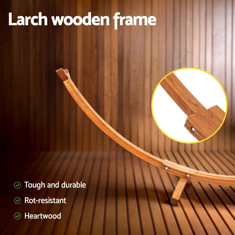 315cm Hammock Bed Stand Larch Wood Length