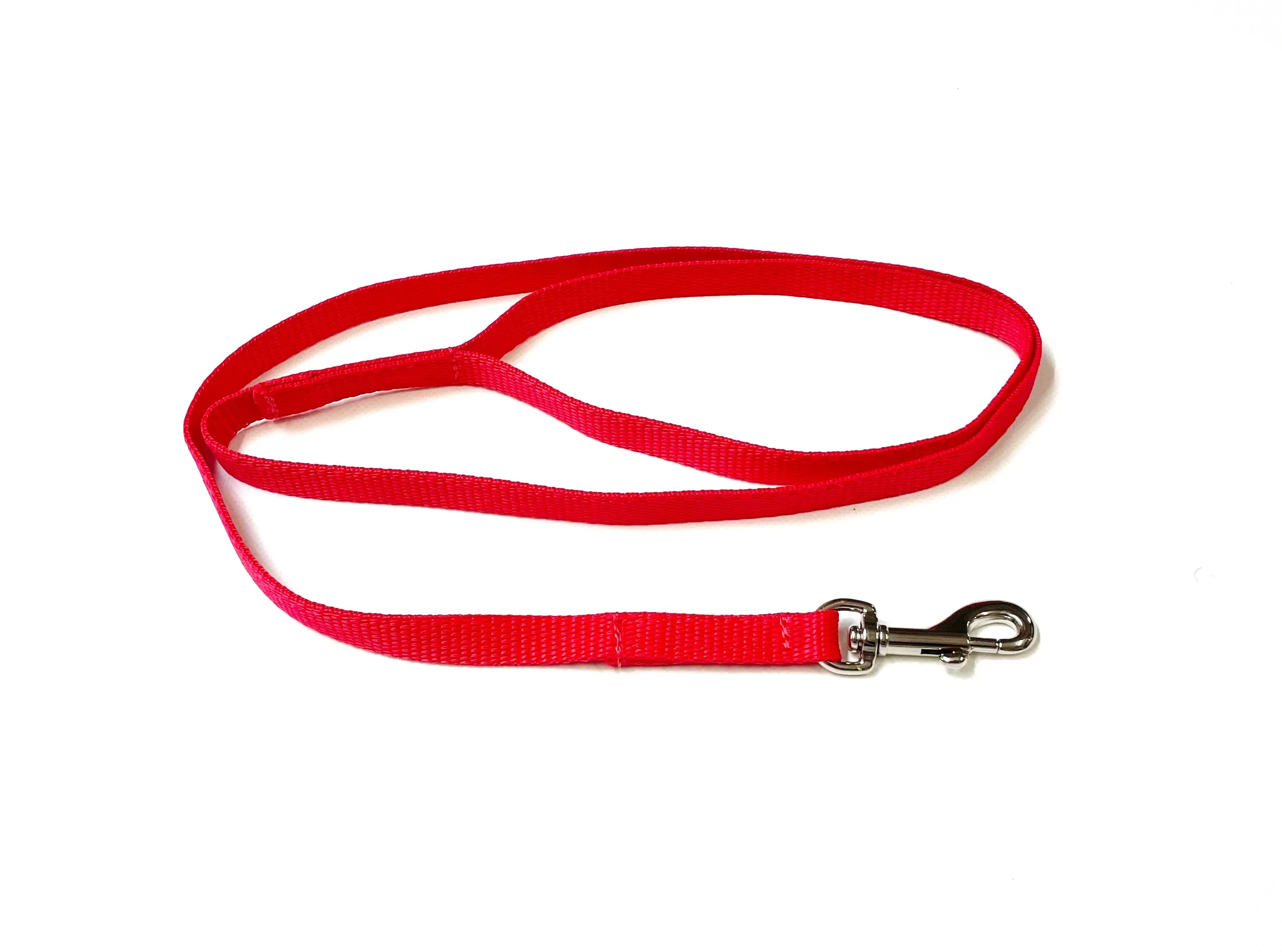 45" Long Puppy Dog Walking Lead Leash 13mm Wide Strong Durable Webbing In 19 Colours