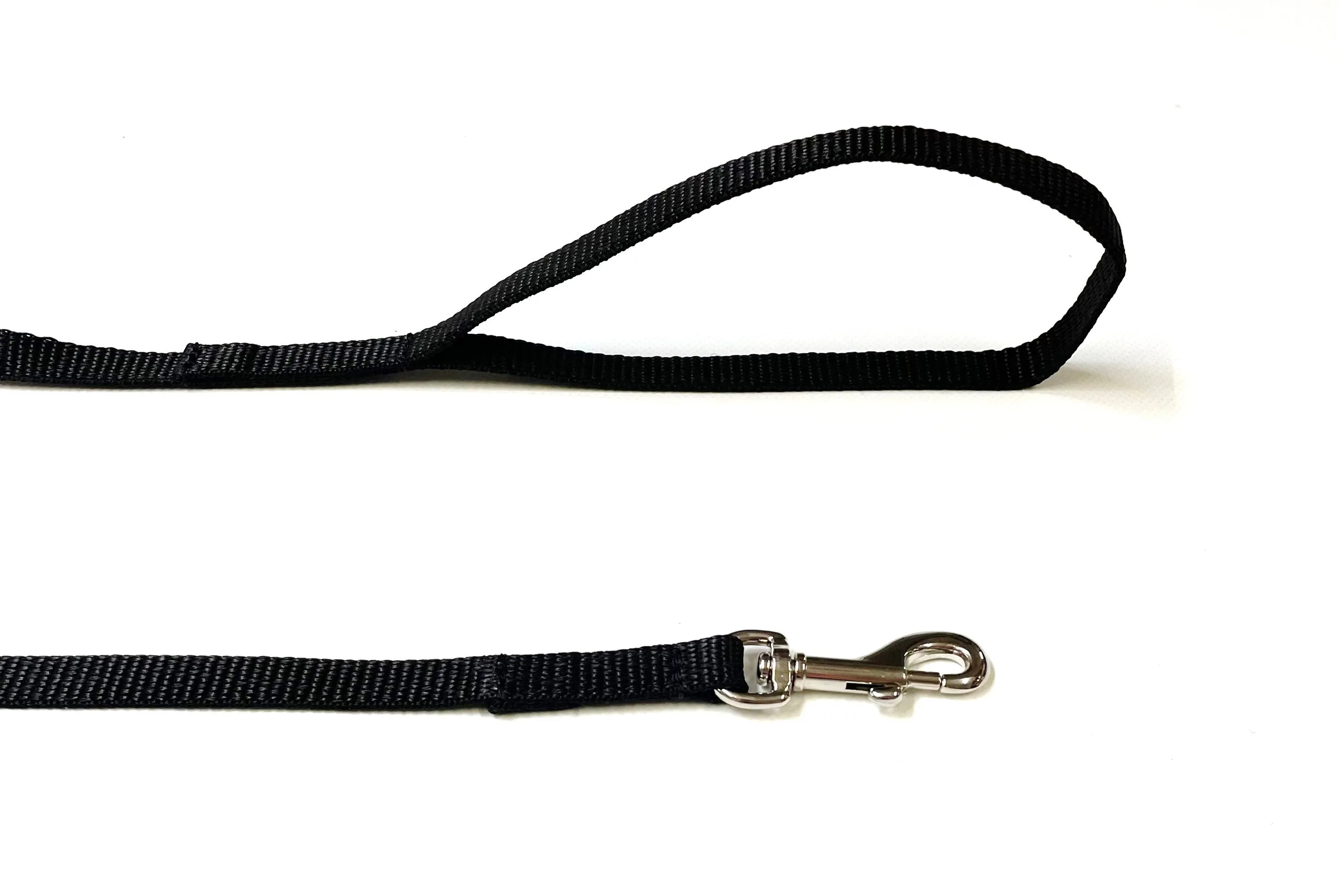 45" Long Puppy Dog Walking Lead Leash 13mm Wide Strong Durable Webbing In 19 Colours