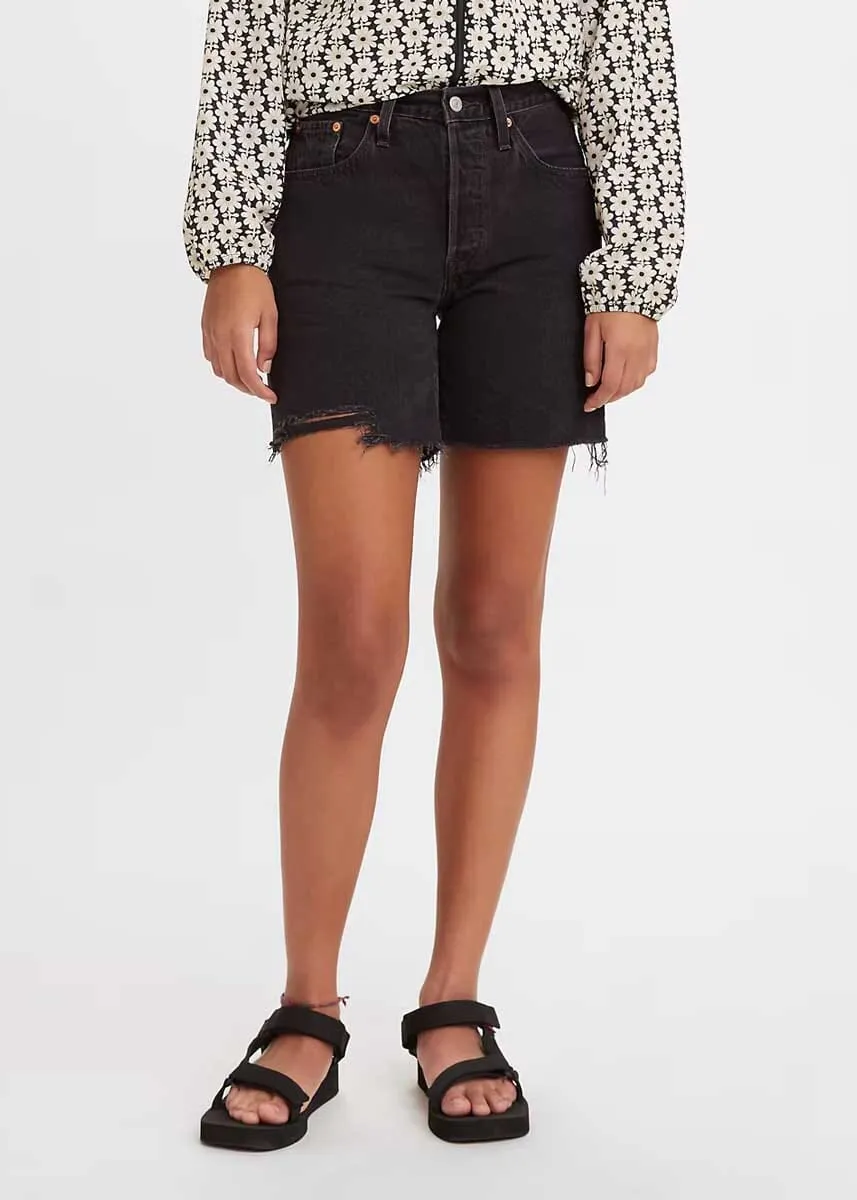 501 Mid Thigh Short - Lunar Black