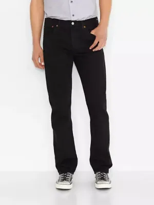 501 Original Shrink-to-Fit Jeans Washed Solid Black