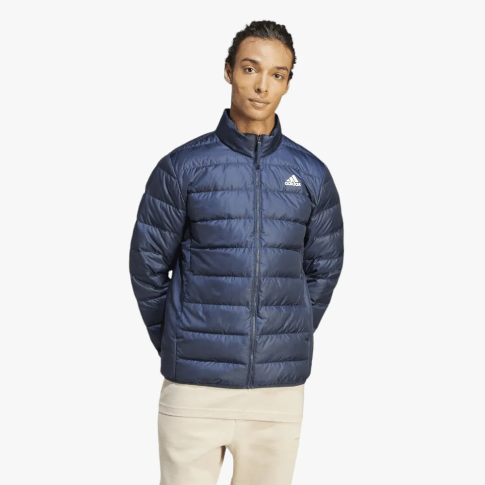 adidas Mens Essentials Lite Down Jacket Navy