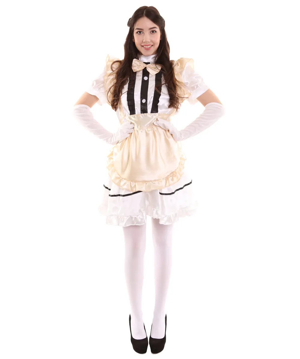 Adult Women's Anime Cosplay French Maid Fancy Uniform Costume | Copper Cosplay Costume