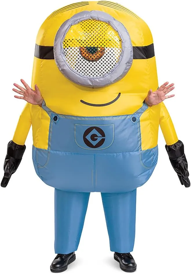 Adults Despicable Me Inflatable Minion Stuart Costume