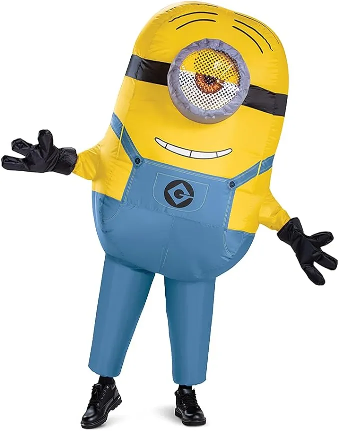 Adults Despicable Me Inflatable Minion Stuart Costume