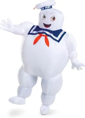 Adults Ghostbusters Staypuft Marshmallow Inflatable Costume