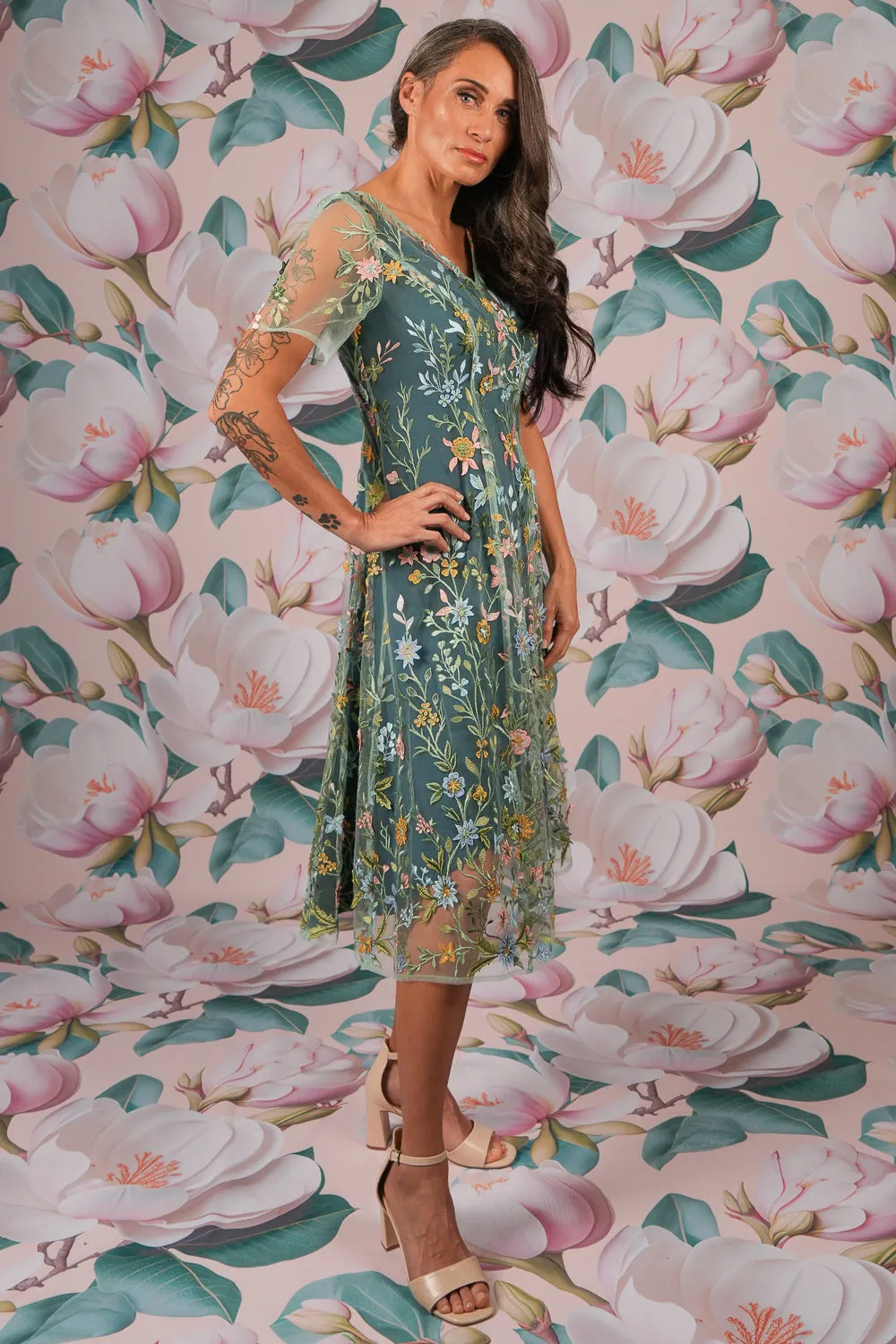 Allure Lily Dress - Mint