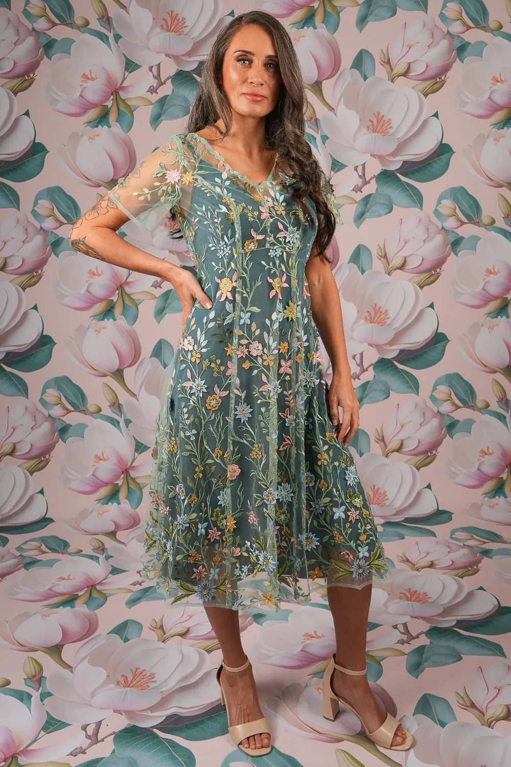 Allure Lily Dress - Mint