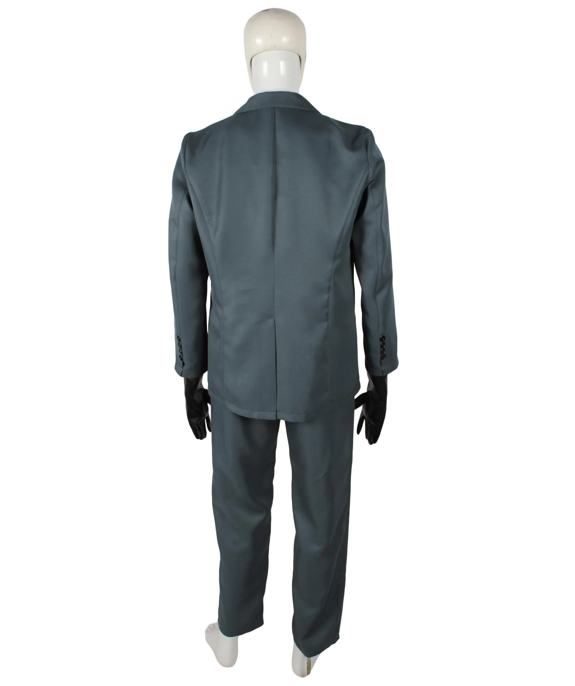 Anime Spy-inspired Costume Set| Suit Jacket Pants Tie Hand Gloves| Flame-retardant Synthetic Materials