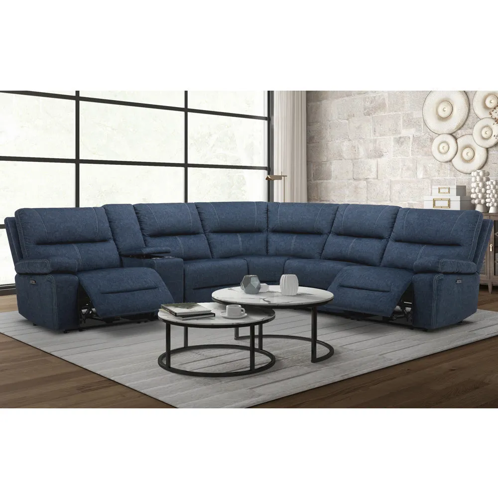 Argo Denim 6 Piece Sectional