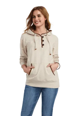 Ariat Women's Real Oatmeal Heather Pullover Sweatshirt