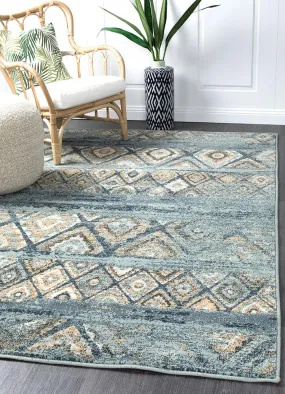 Asmita Contrast Blue Rug