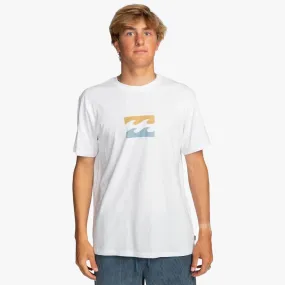 Billabong Mens Team Wave Short Sleeve Tee White