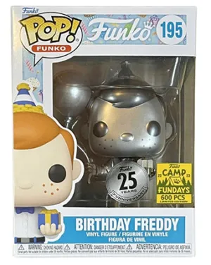 Birthday Freddy Funko (Metallic) 195 - 2023 Camp Fundays Exclusive/ 600 Pieces [Condition: 7.5/10]