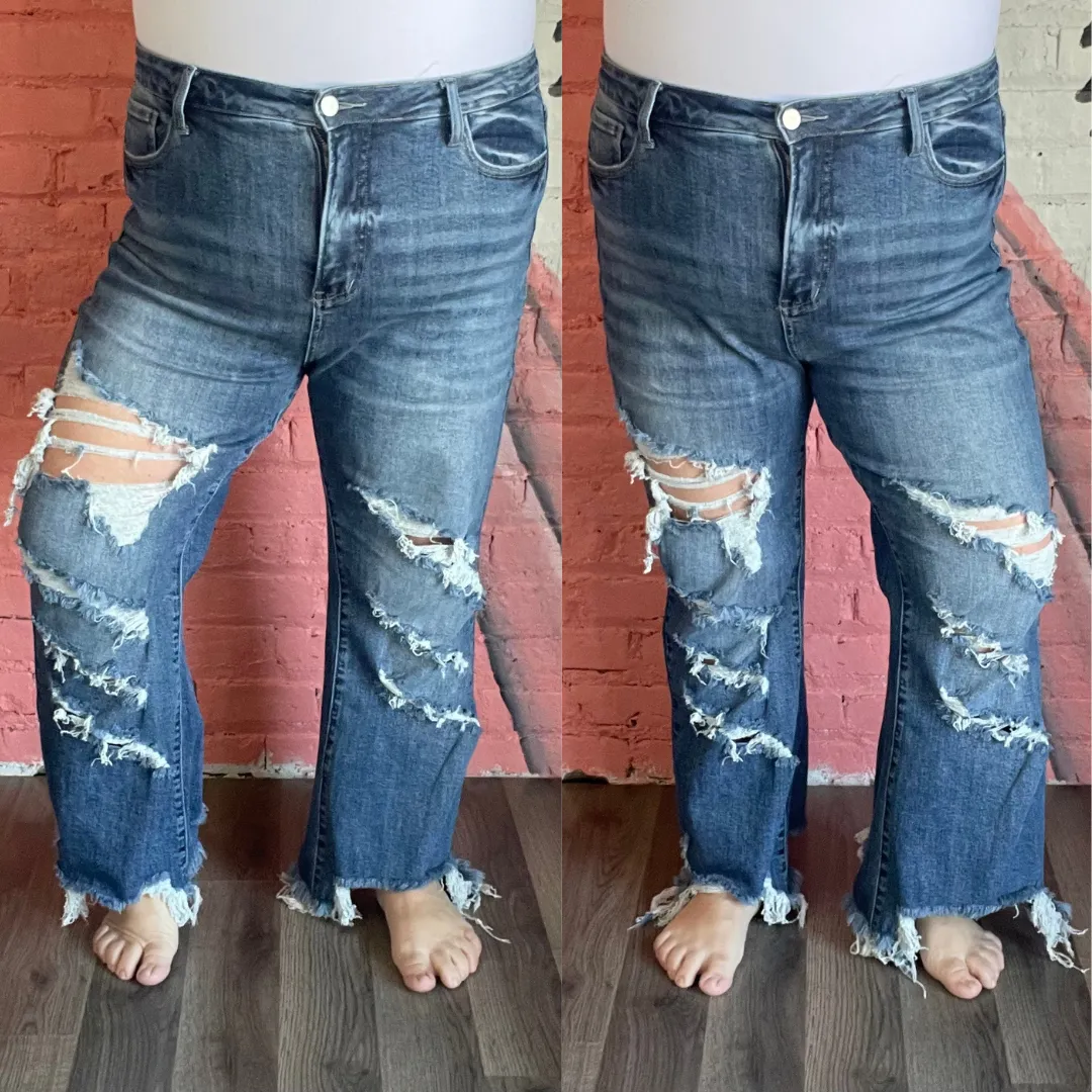 Blakeley Urban Distressed Crop Jeans