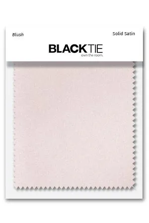 Blush Luxury Satin Fabric Swatch