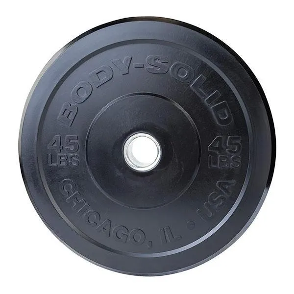 Body Solid Chicago Extreme Olympic Bumper Plates