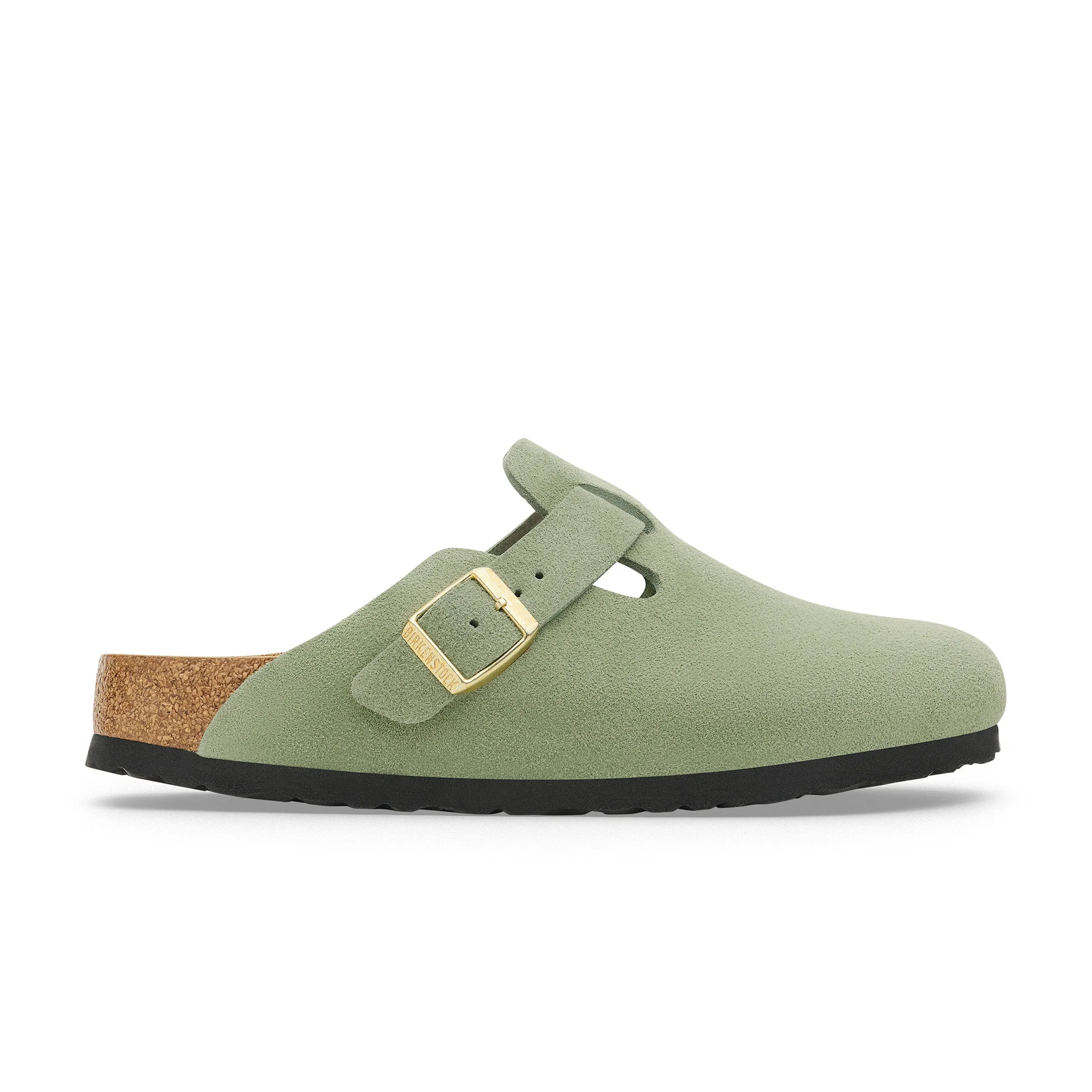 Boston SFB Green Tea Suede Leather