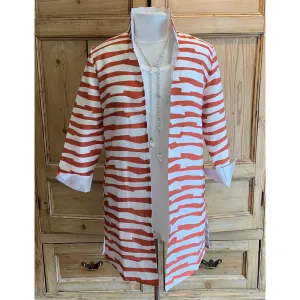 Broken Stripe Long Jacket