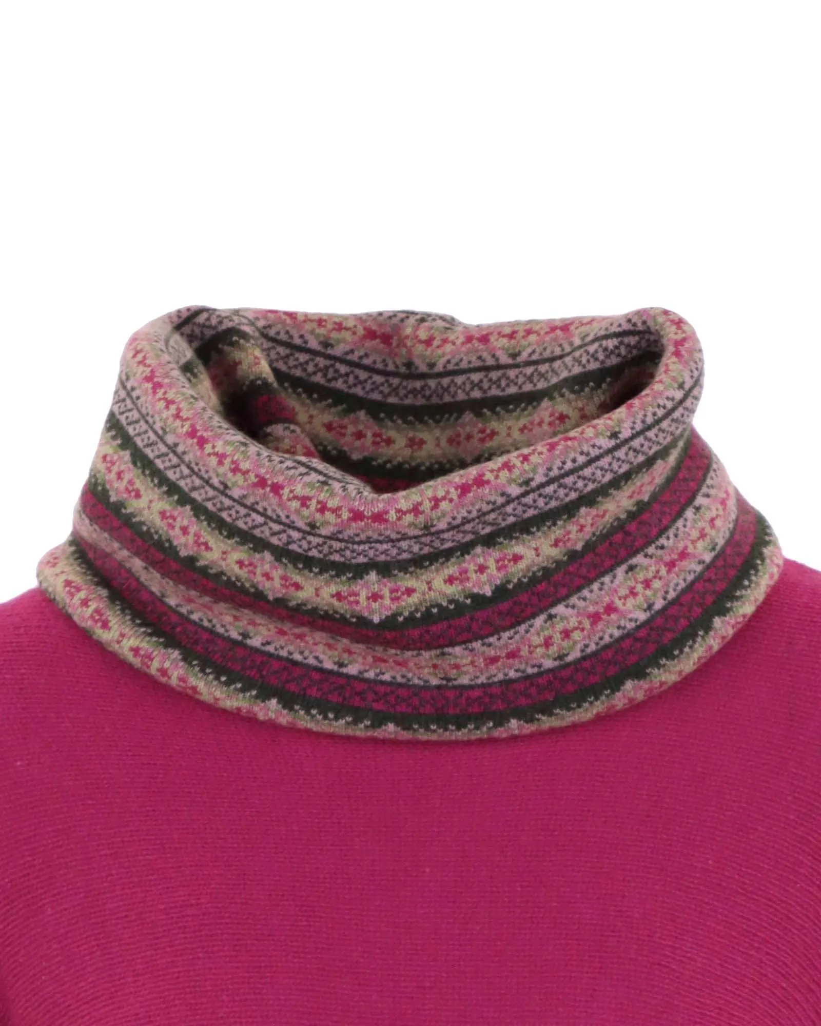 Cadenza Italy Ltd - Cashmere Blend Fairisle Snood