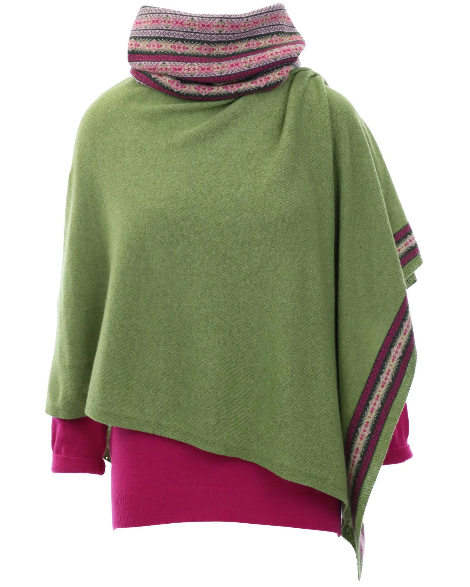 Cadenza Italy Ltd - Cashmere Blend Fairisle Snood