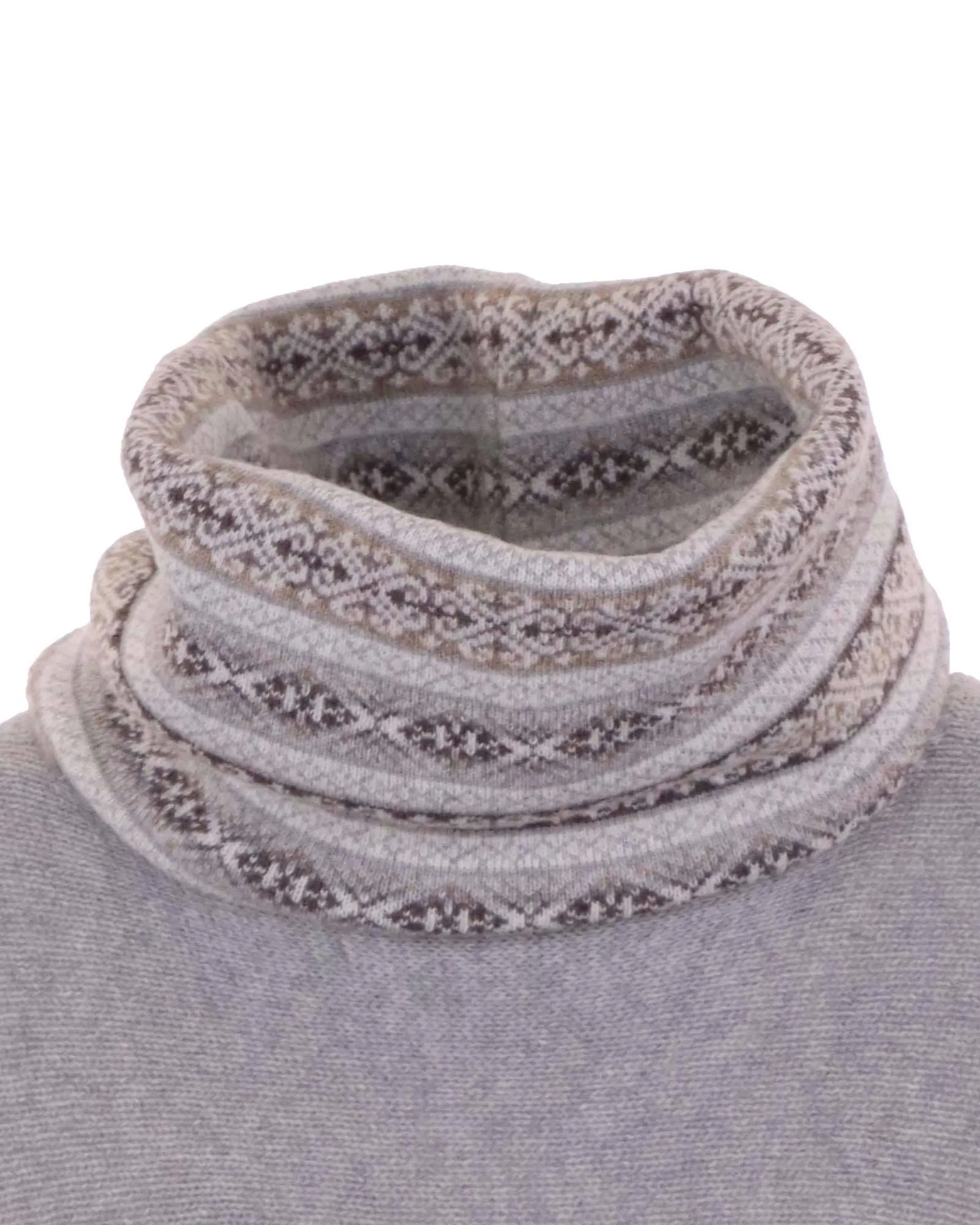 Cadenza Italy Ltd - Cashmere Blend Fairisle Snood