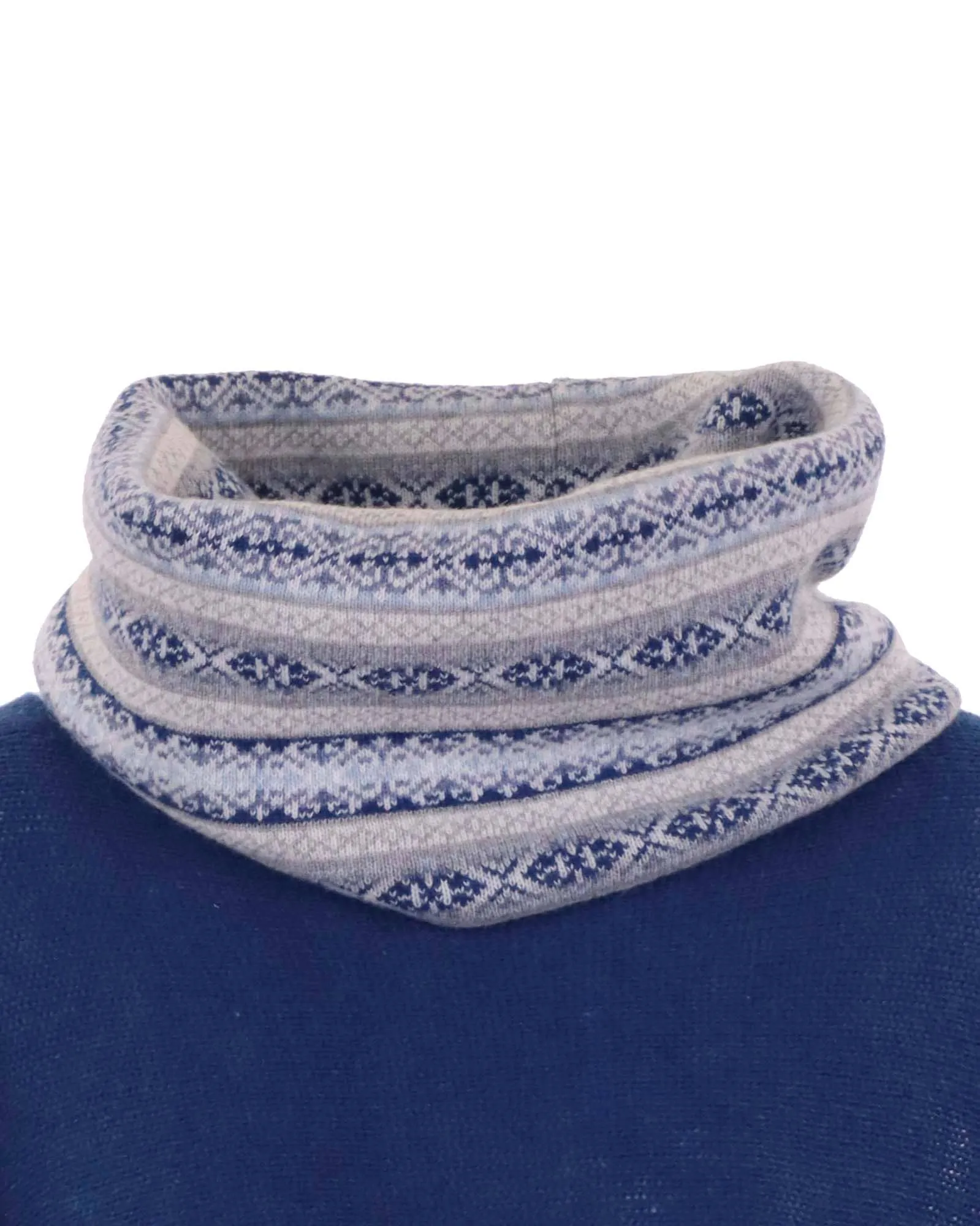 Cadenza Italy Ltd - Cashmere Blend Fairisle Snood