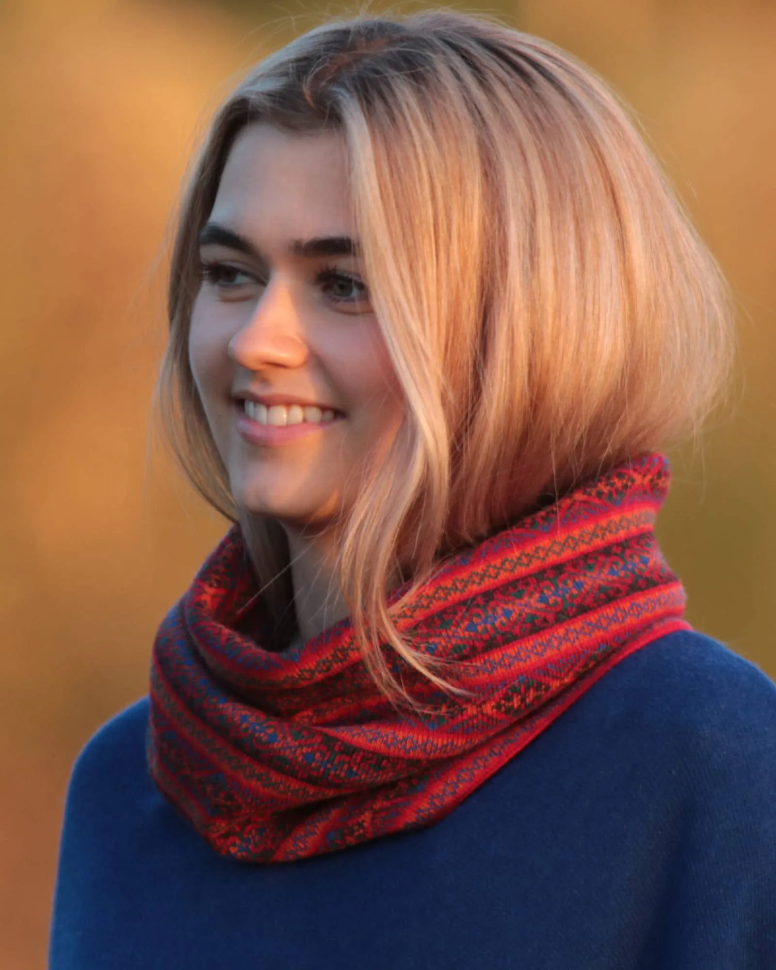 Cadenza Italy Ltd - Cashmere Blend Fairisle Snood