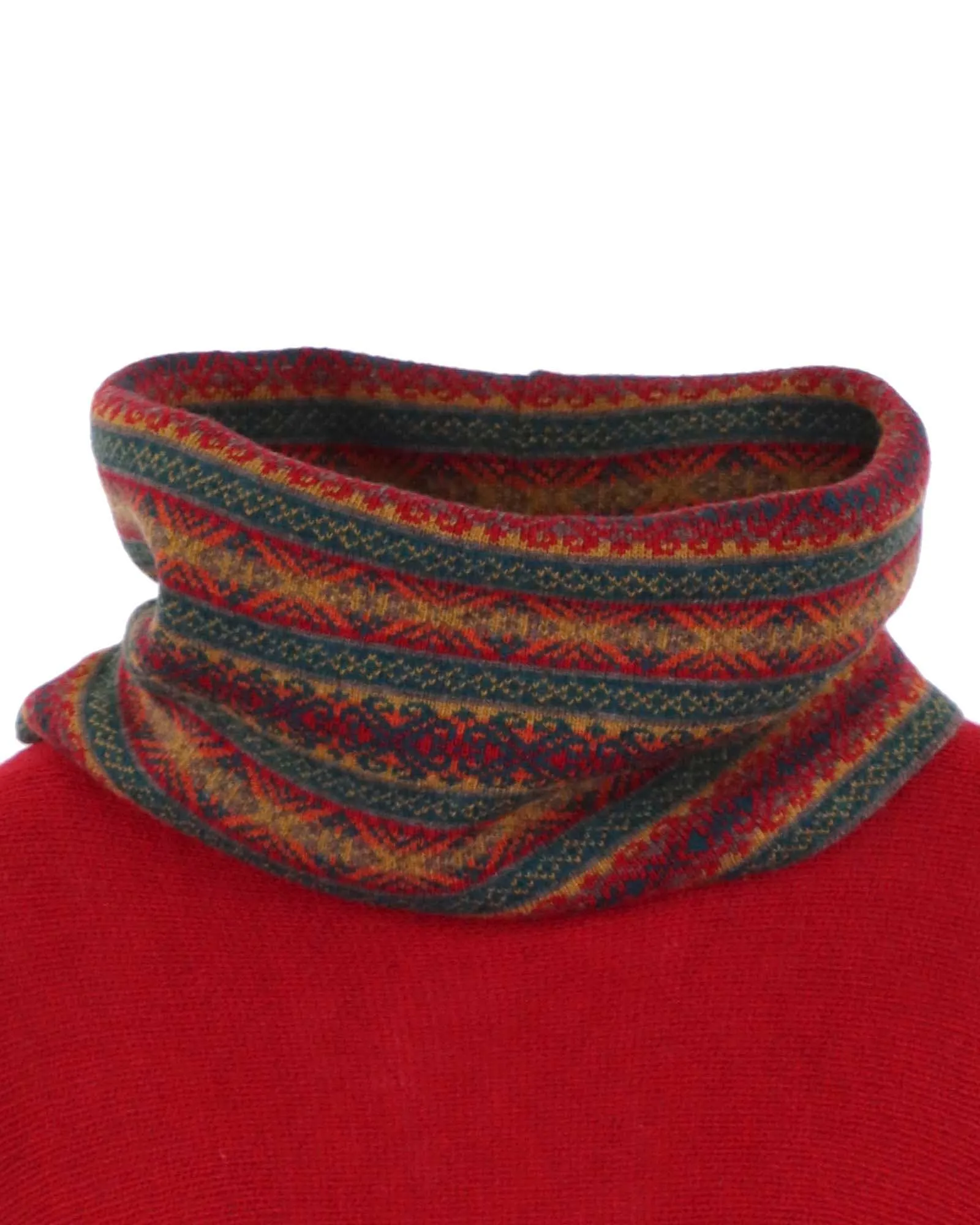 Cadenza Italy Ltd - Cashmere Blend Fairisle Snood