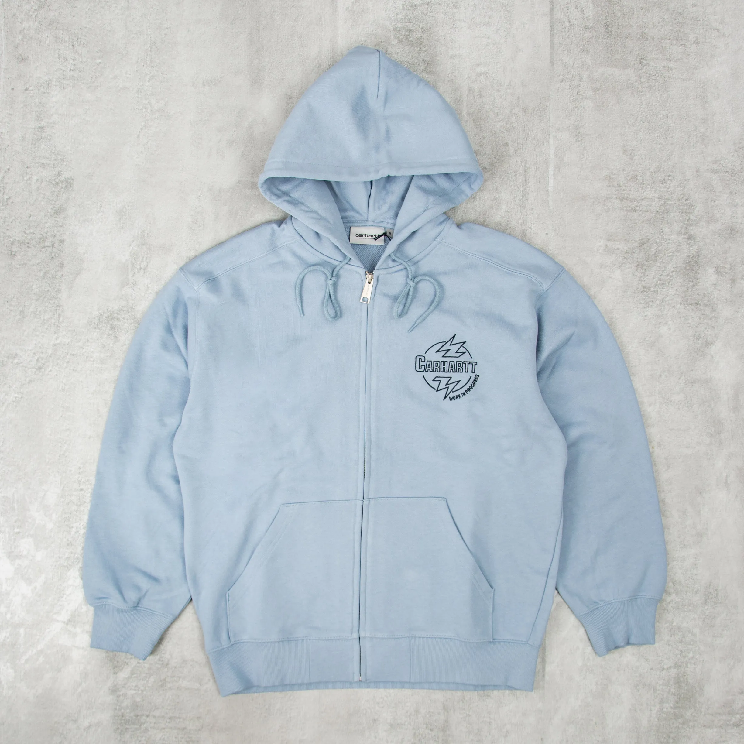 Carhartt WIP Ablaze Hooded Jacket - Misty Sky / Black