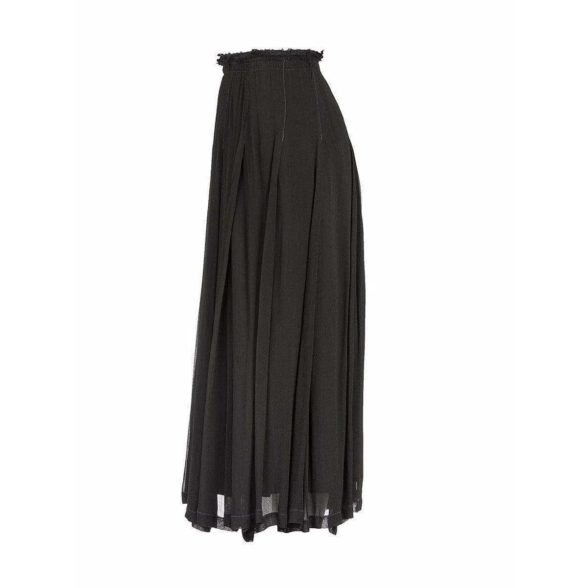 CDG Pleated Maxi Skirt