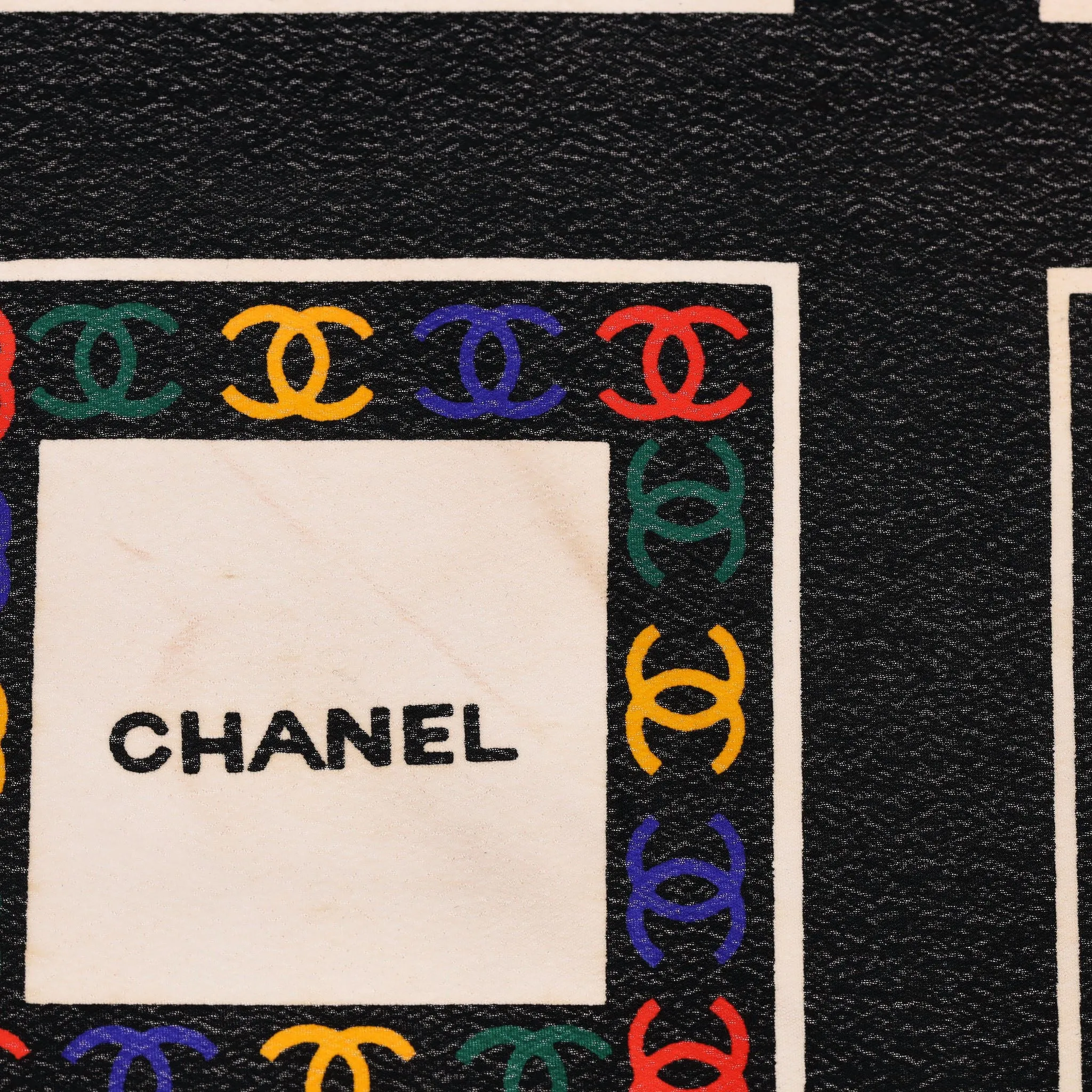 Chanel Multi-Logo 'CC' Silk Scarf