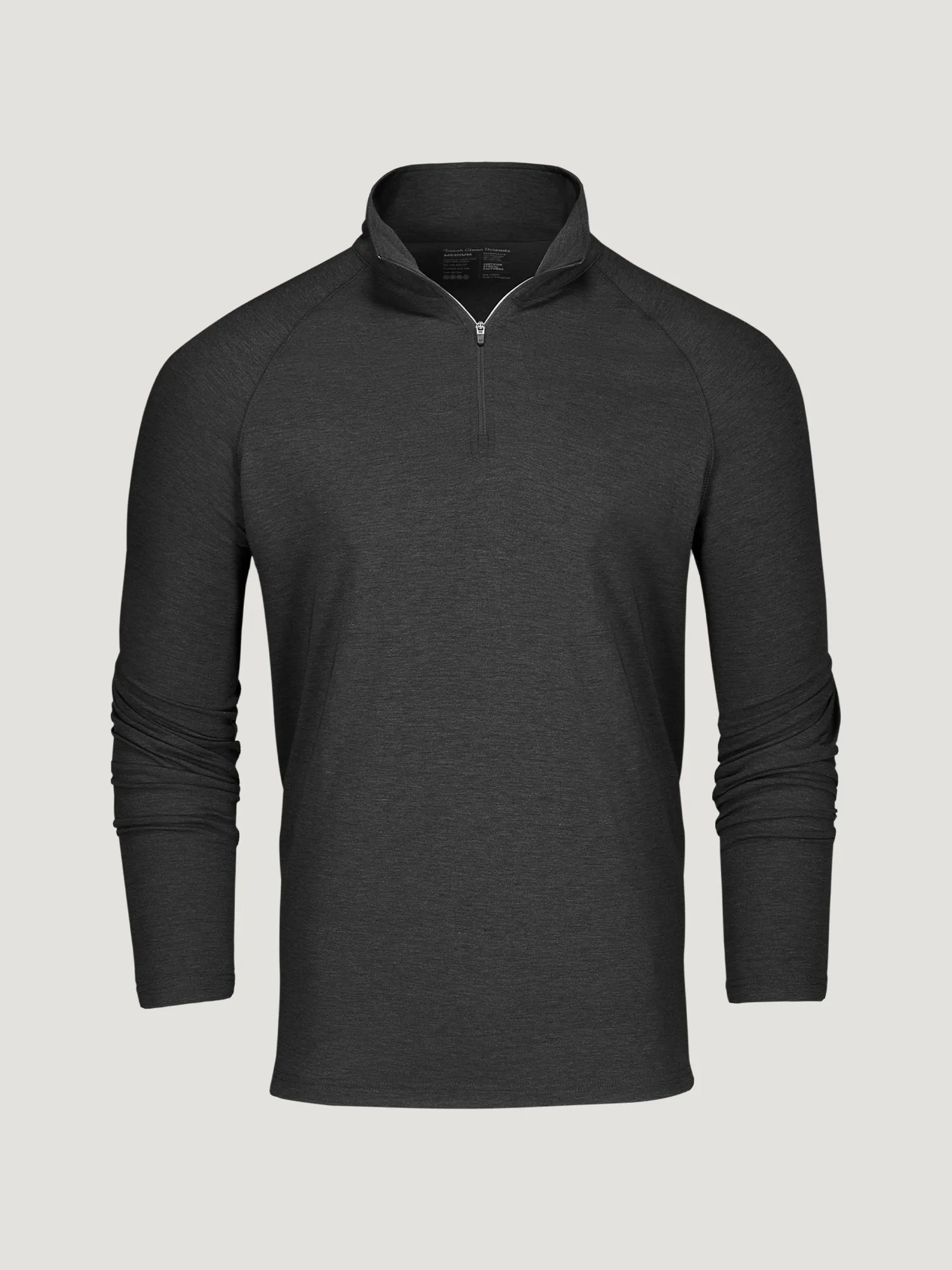 Charcoal Performance Quarter Zip