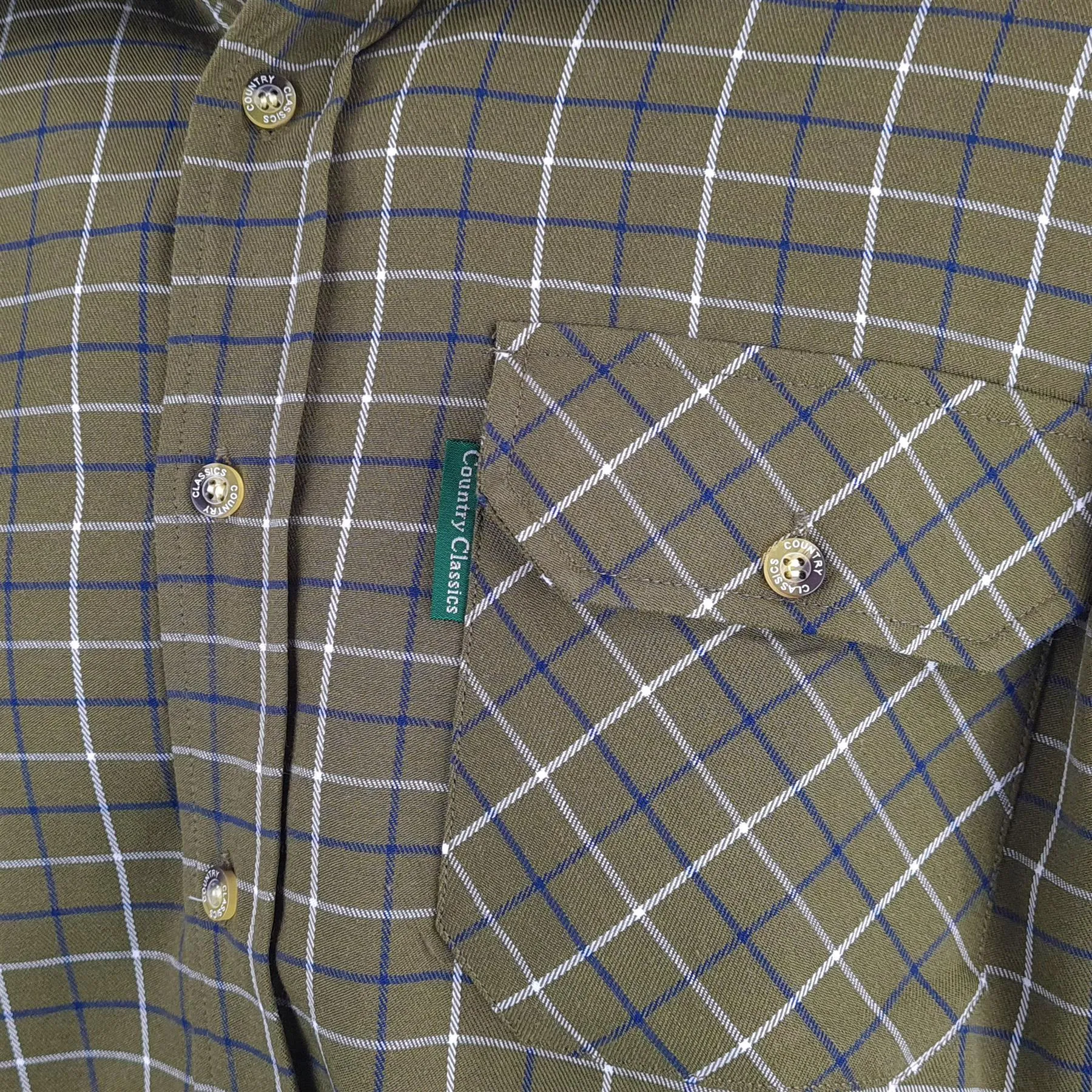 Country Classics Mens Short Sleeve Check Shirt - Woburn Green