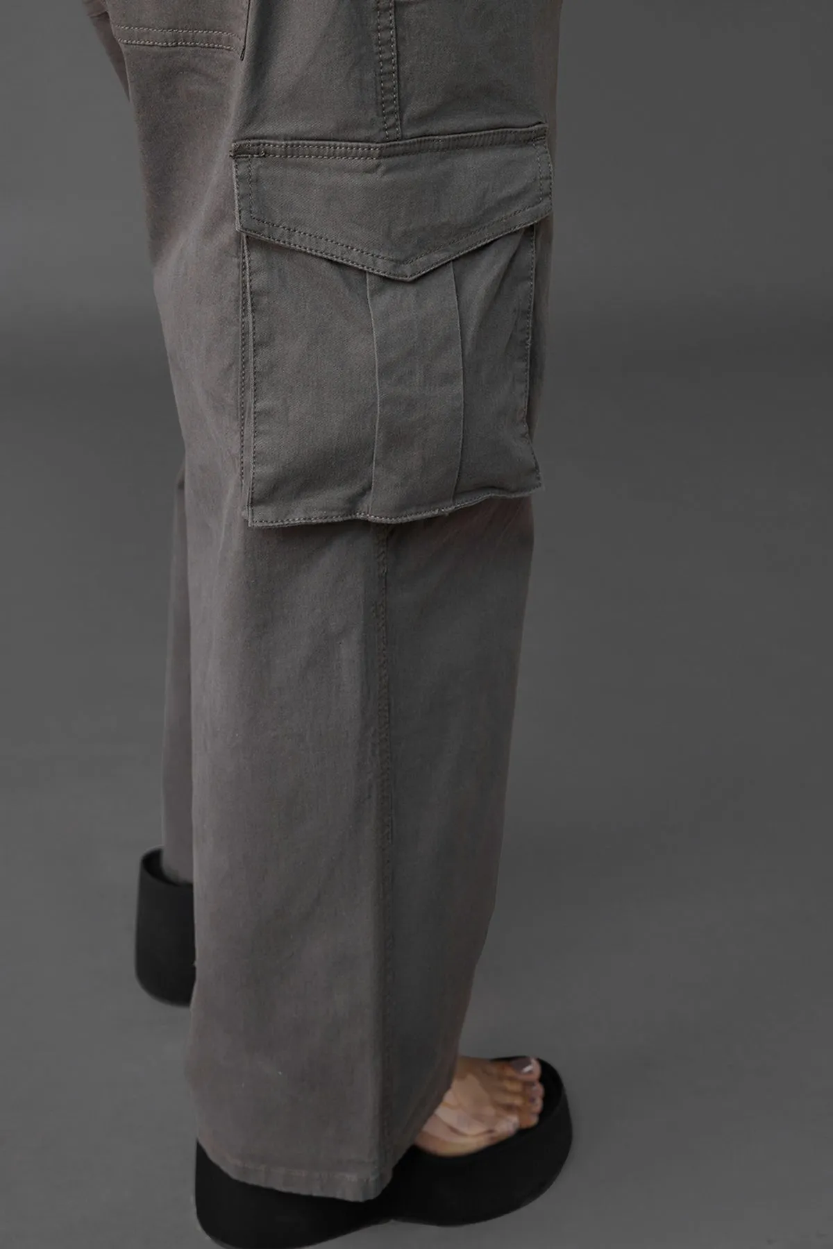 Curve Shadow Slate Cargo Jeans