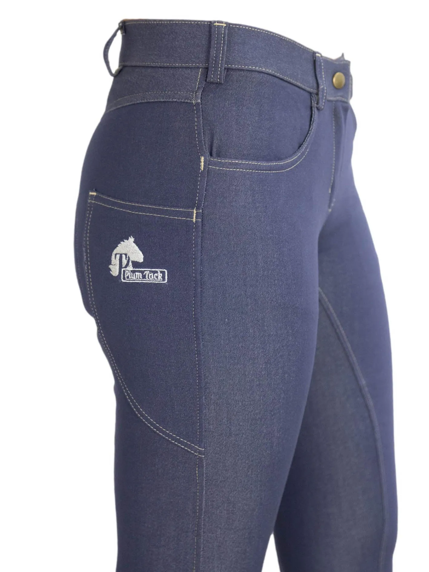 Denim Jodhpurs With or Without Silicone Seat