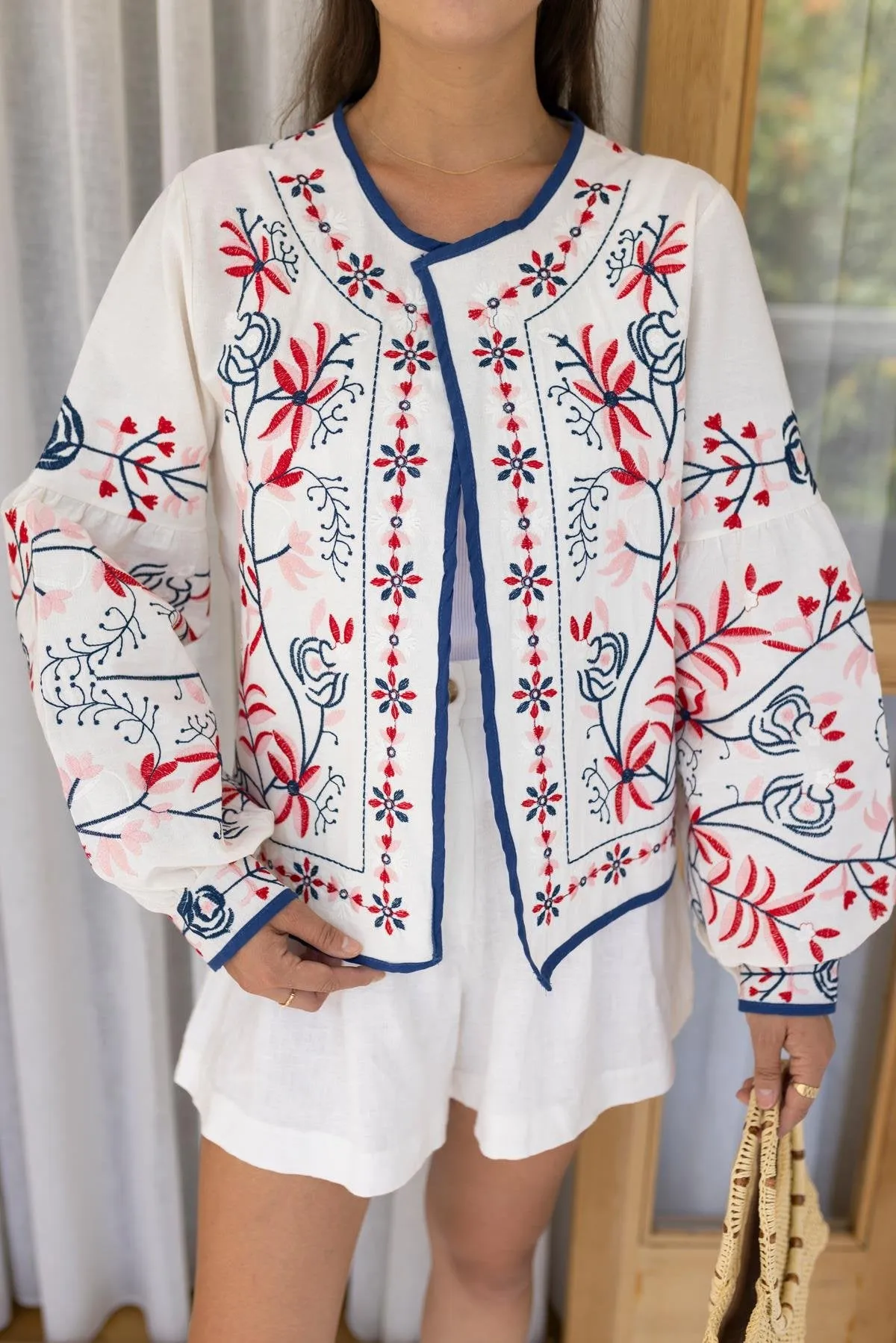 DESIGN EMBROIDERED BOHEMIAN JACKET