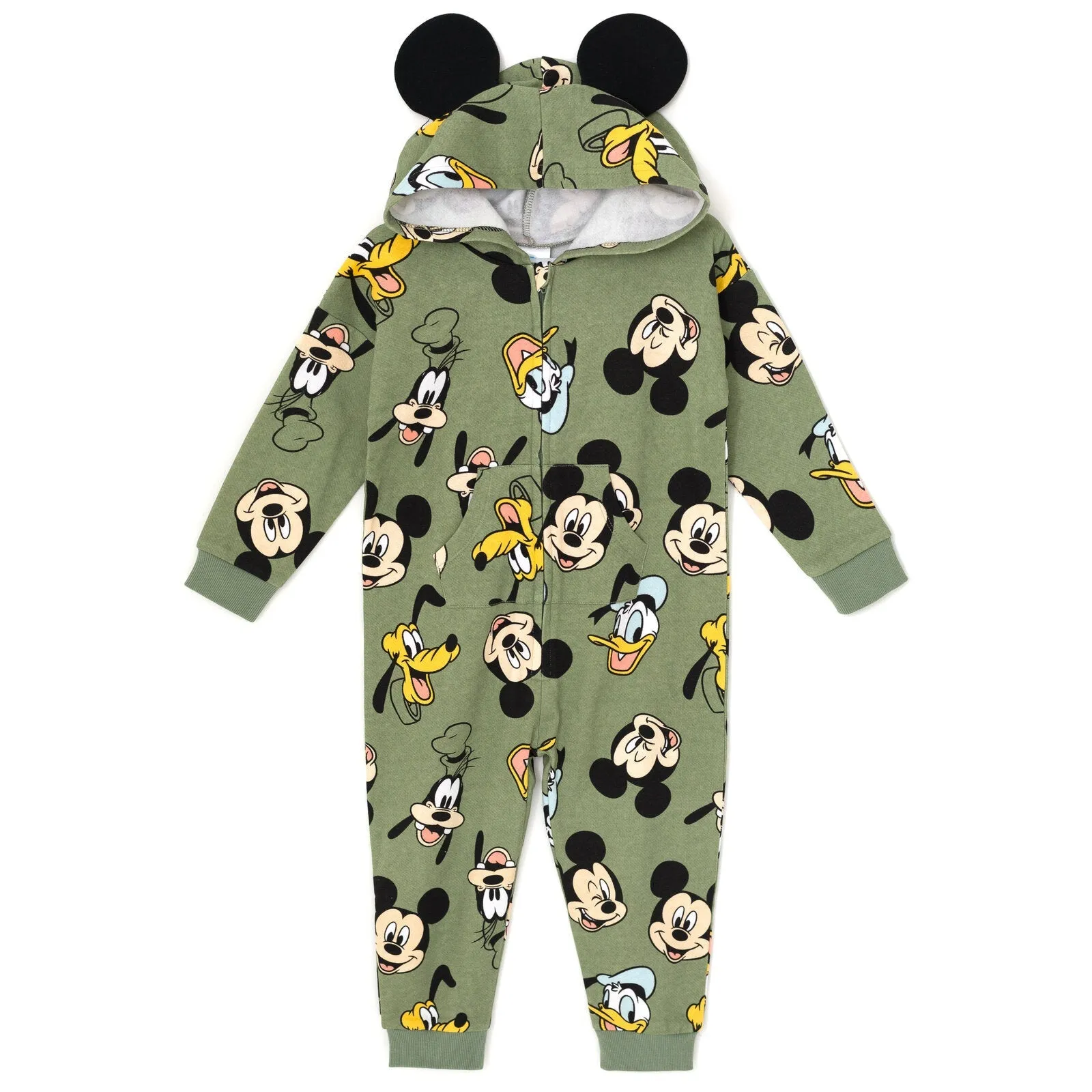 Disney Mickey Mouse Fleece Zip Up Coverall