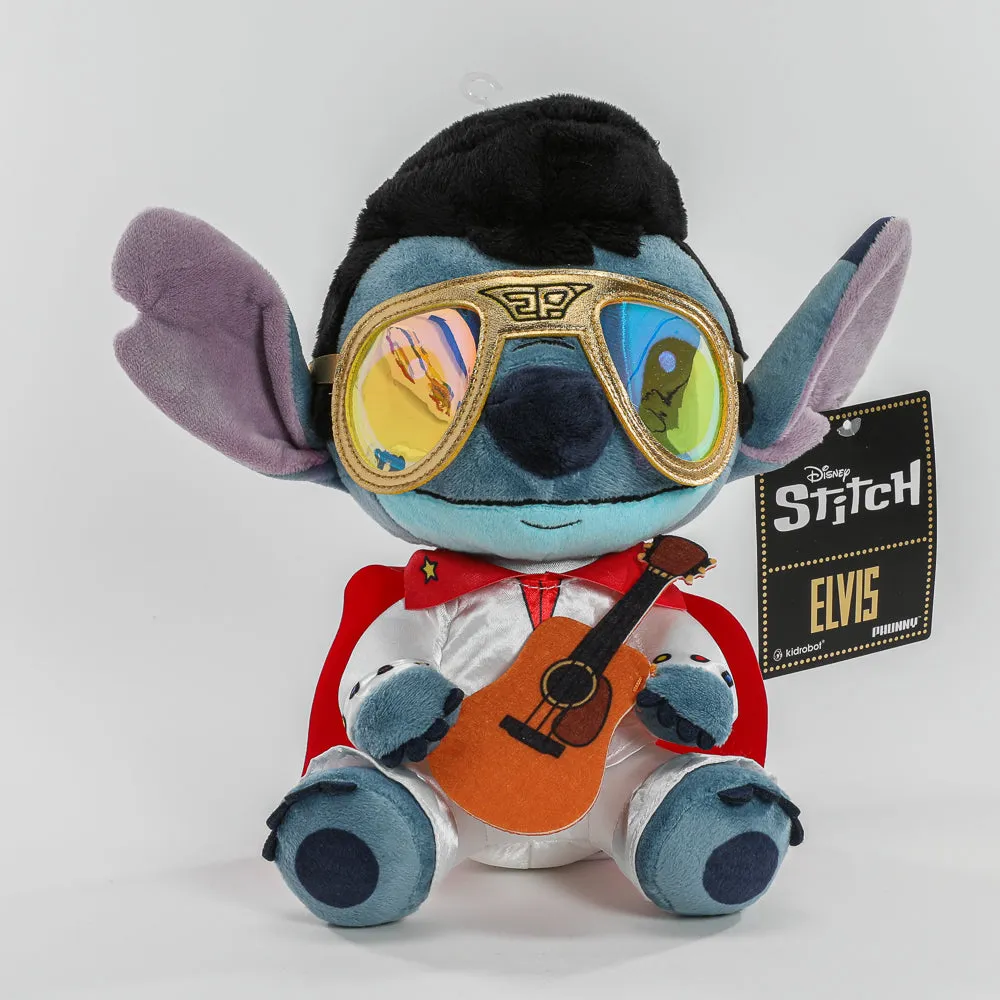 Disney Stitch - White Jumpsuit Elvis Phunny Plush