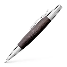 e-motion Ballpoint Pen, Wood & Polished Chrome - Black - #148383