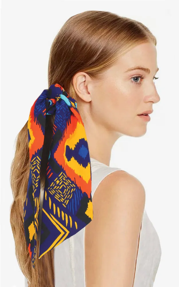 EAH2067 Aztec Print Hair Scarf (12PCS)