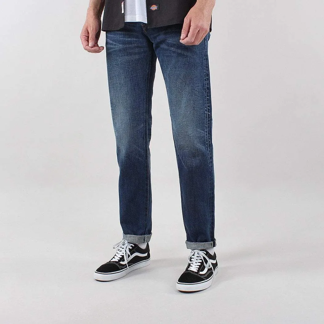 Edwin Regular Tapered Nihon Menpu Dark Pure Indigo Denim Jeans