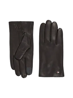 Essential Enamel Flag Leather Gloves